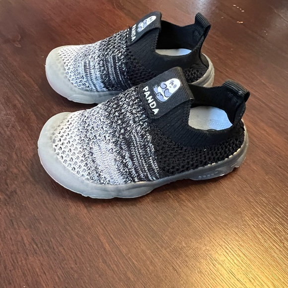 Rainbow panda toddler shoes - Picture 2 of 3